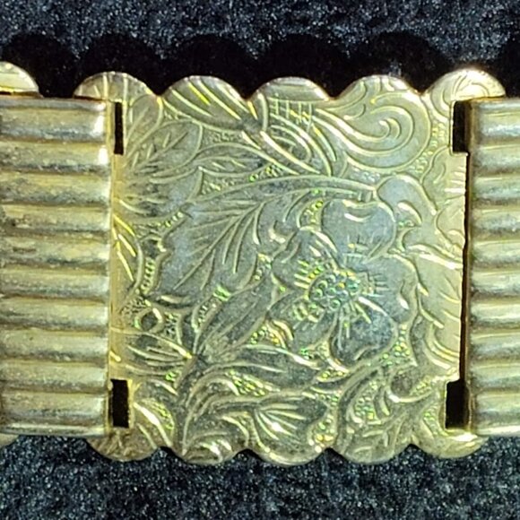 Vintage Unbranded Gold Metal Women's Belt Small - Picture 5 of 11